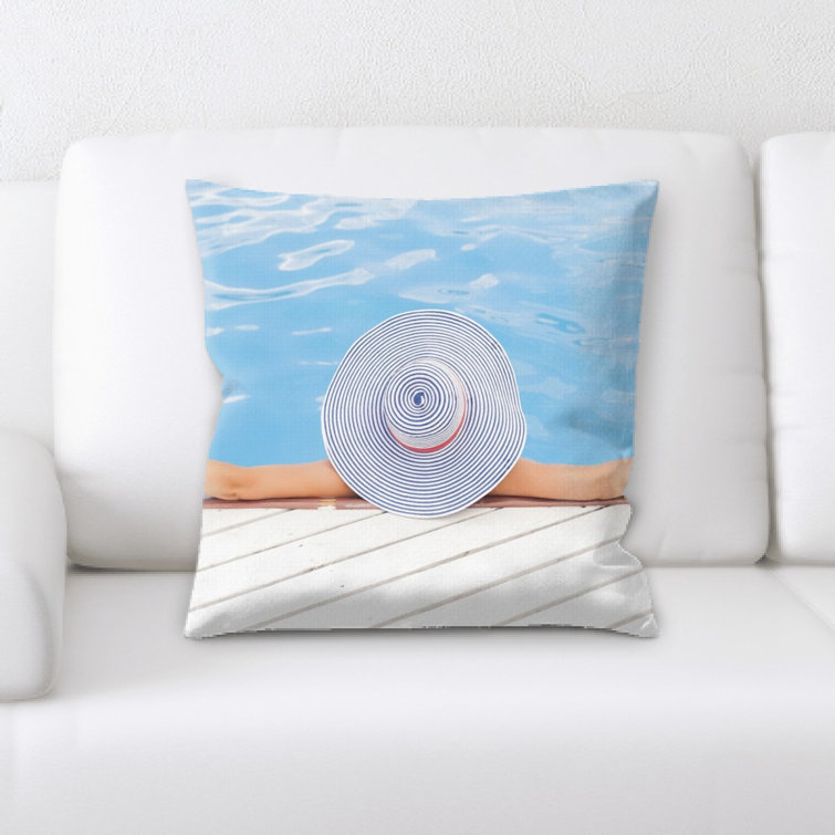 East Urban Home Pool Throw Pillow Wayfair